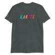 French Karate T-shirt in Dark Heather Gray, Unisex