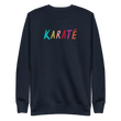 French Karate Premium Unisex Sweatshirt, Navy